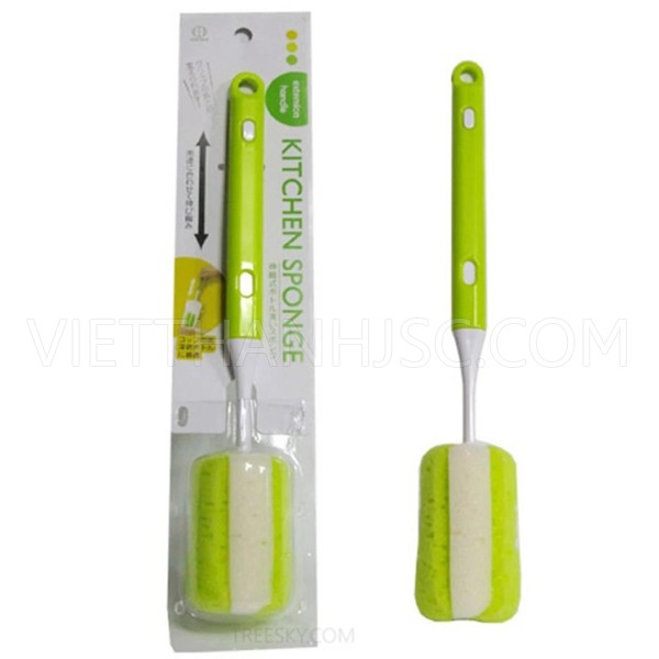 Hàng Nhật - Dụng cụ cọ rửa bình, cốc đầu mút xốp