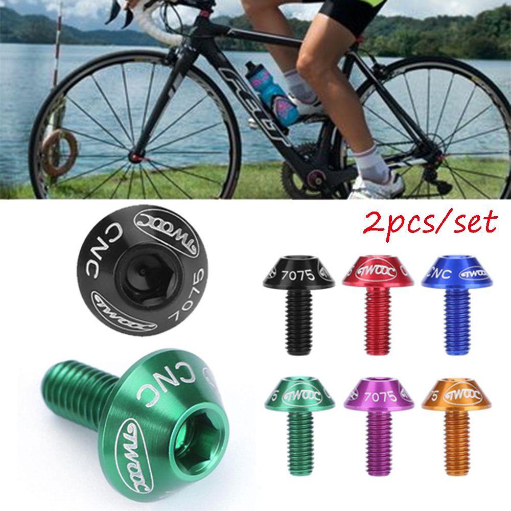 Bộ 2 Ốc Vít Giá Đỡ Lồng Xe Đạp Bằng Hợp Kim Nhôm Siêu Bền