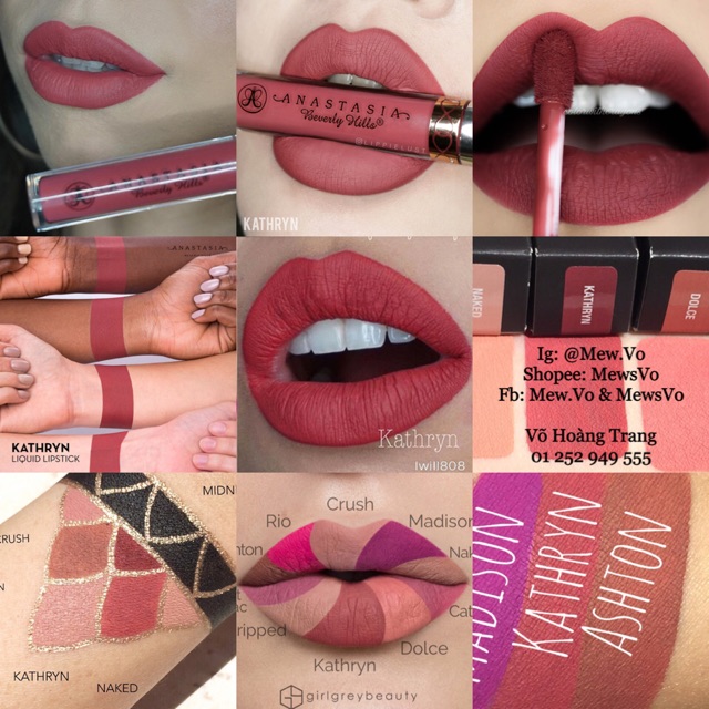 Son kem lỳ Anastasia Beverly Hills (matte liquid lipstick)