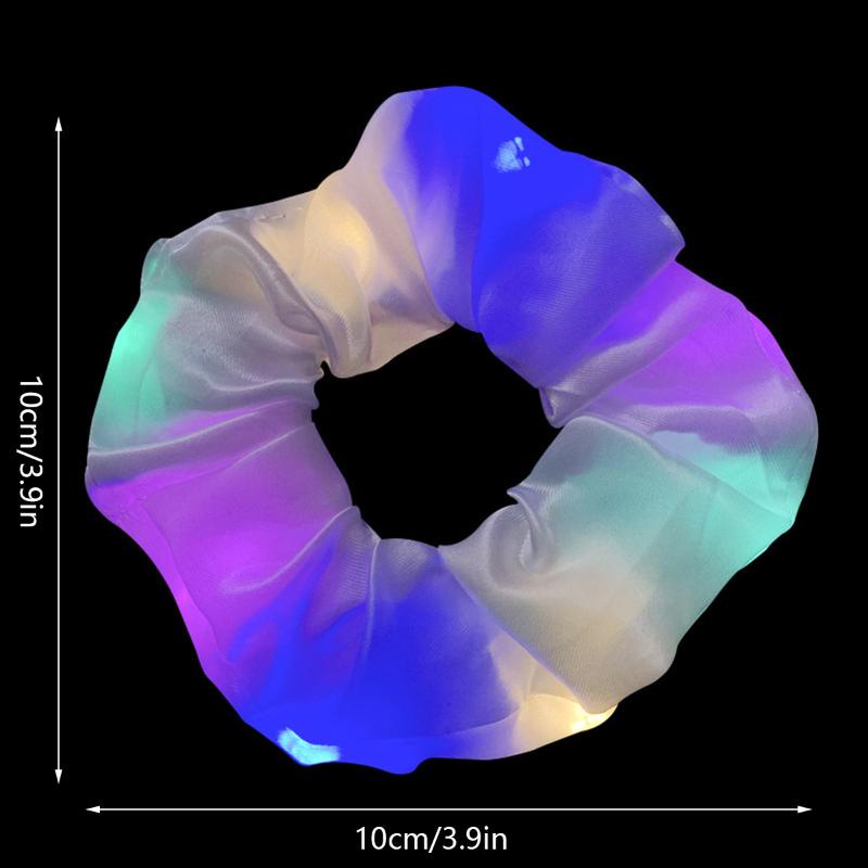 Dây buộc tóc co giãn có đèn led nhiều chế độ