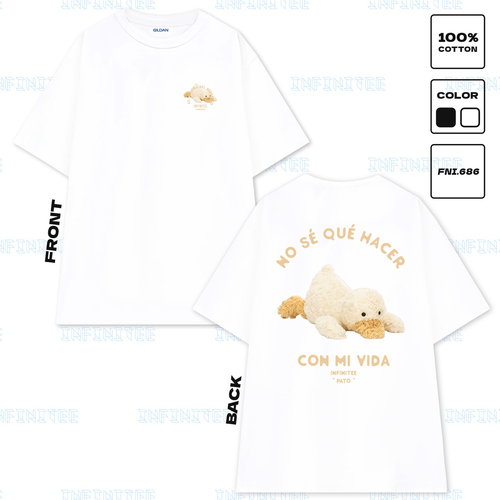 [Mã FATREND02 giảm đến 30k đơn 99k] Áo thun INFINITEE Fni0686, Thun 100% Cotton - form rộng Unisex. | BigBuy360 - bigbuy360.vn