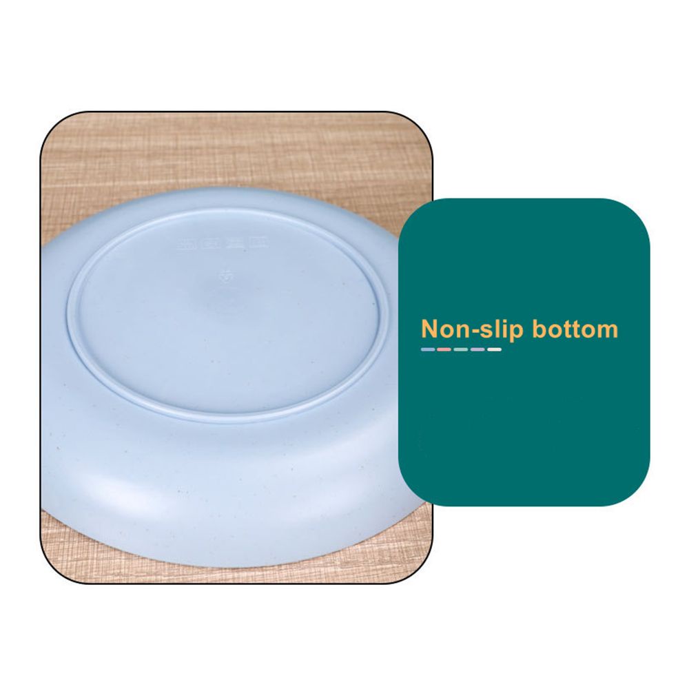 Đĩa Đựng Thức Ăn Bằng Nhựa Lúa Mạch Nhiều Màu Phong Cách Bắc Âu