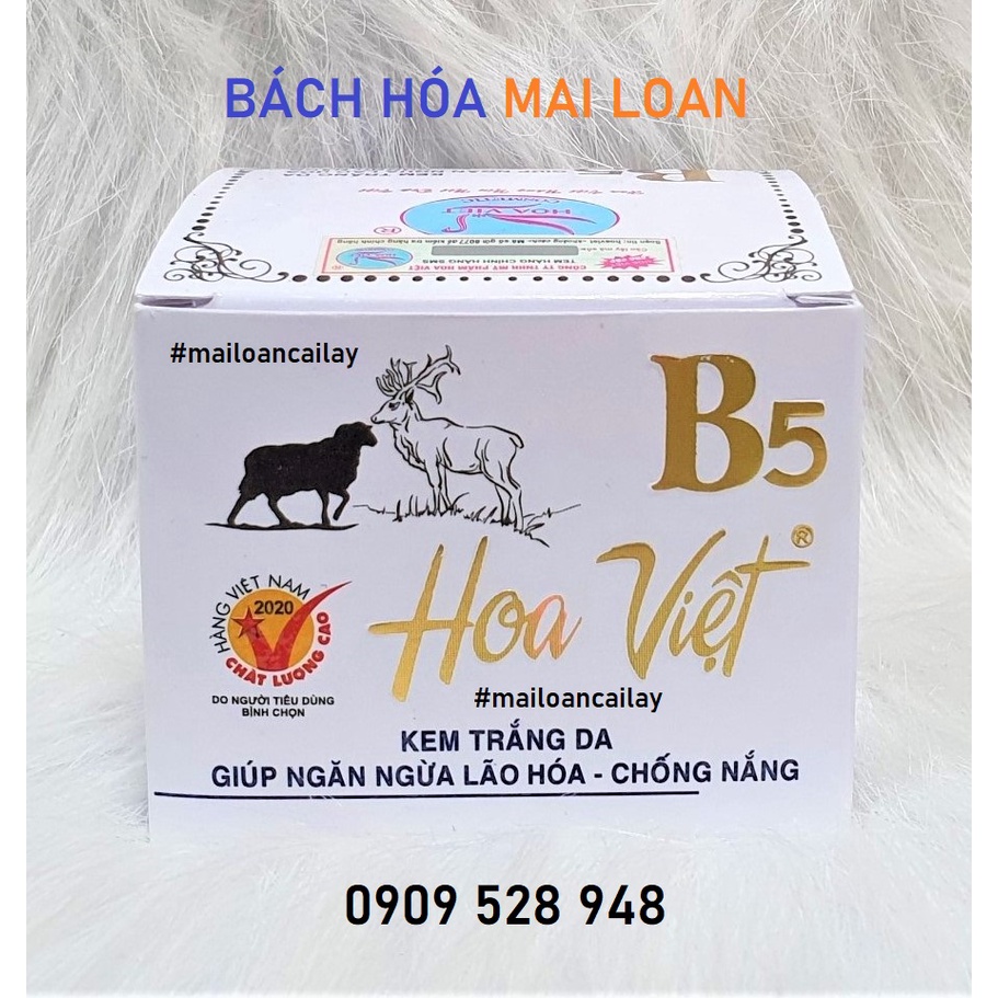 Kem Hoa Việt B5 trắng da ngăn ngừa lão hóa chống nắng
