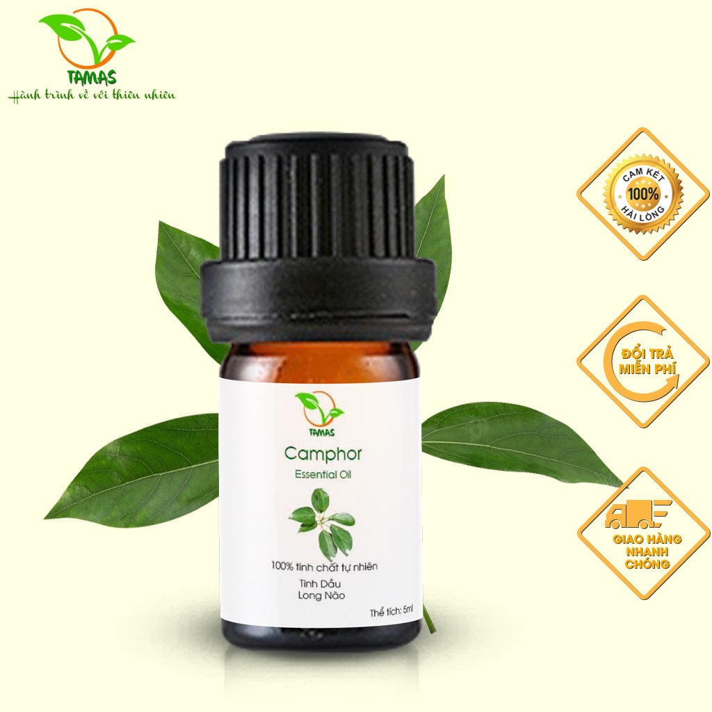 Tinh dầu Long não nguyên chất TAMAS,chai 5ml, tinh dầu giúp khử mùi,đuổi côn trùng hiệu quả. Giúp diệt khuẩn, sát trùng.