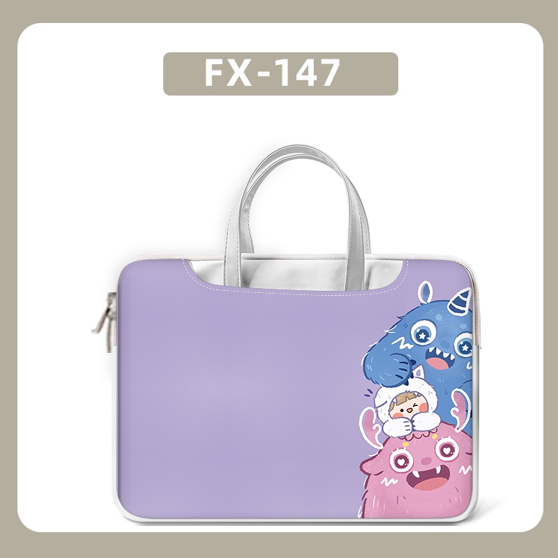 Túi đựng laptop bằng da PU chống sốc chống thấm nước 13 14 15 16 17 inch