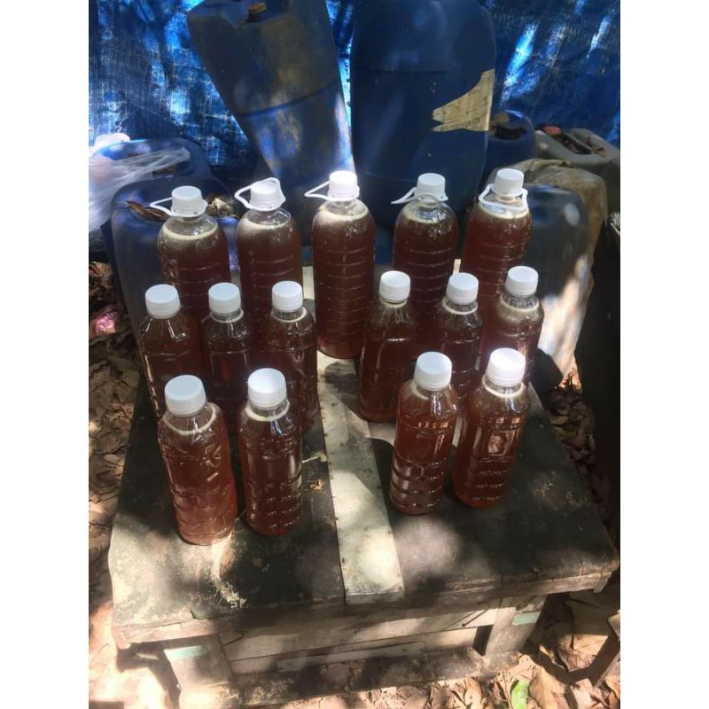 1lít/mật ong hoa nhãn không đường nguyên chất 100%