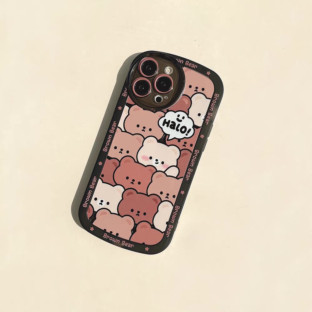Ốp lưng iphone chống sốc Halo Bear 13promax/13pro/13/12promax/12pro/12/11promax/11/7plus/8plus - Ina Case
