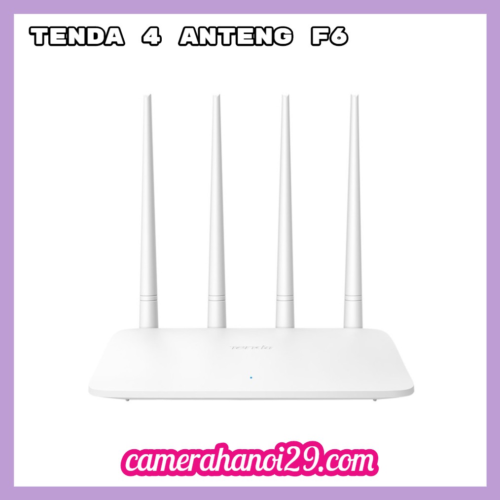 Bộ phát sóng Wifi Tenda 4 anten 300Mps F6 – Hàng Chính Hãng