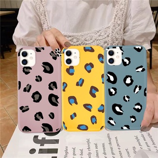 Ốp Điện Thoại silicone Mềm Họa Tiết Da Báo Cho iPhone 13 12 11 ProPromax XS XR XSmax 7 8 + 7Plus 8Plus Plus SE 2020