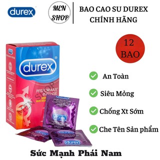 Bao cao su Durex Pleasuremax có Gai che tên kín đáo