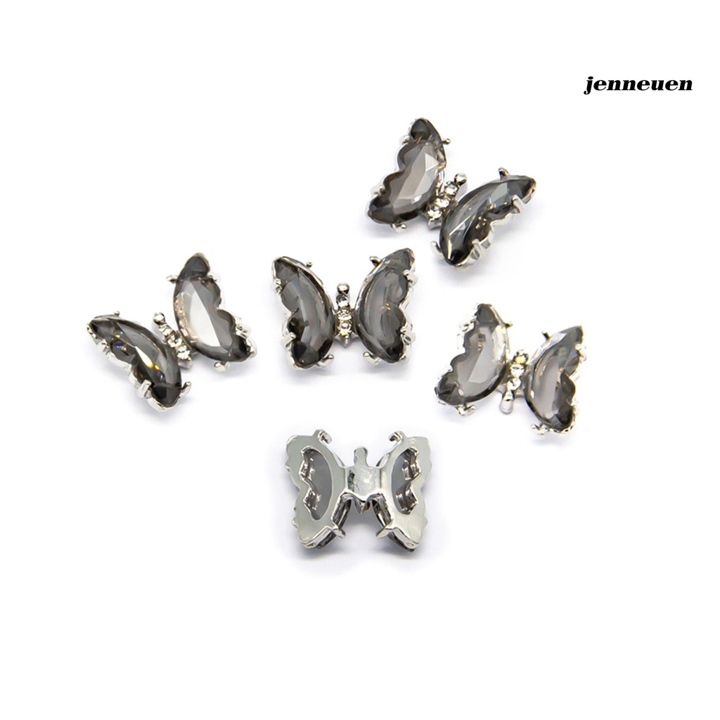 Hạt đá hình bướm 3D trang trí làm đẹp móng tay sành điệu