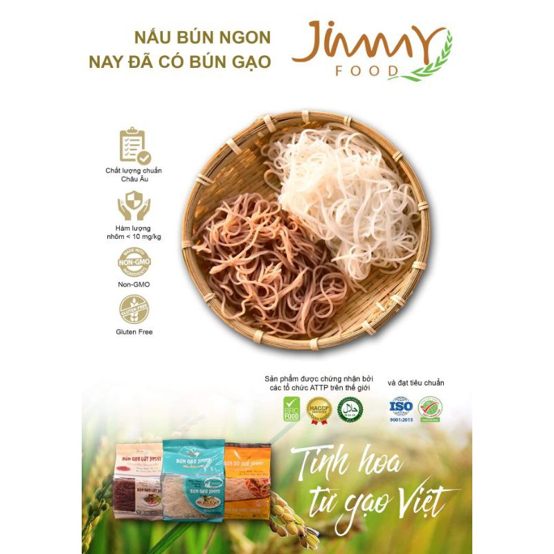 Bún gạo khô Jimmy 250g hsd 15/10/2024