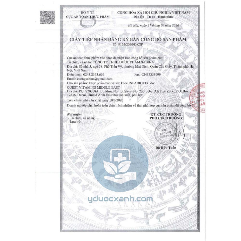 Mua  INFA BIOTIX, 7ml, Men vi sinh hỗ trợ tiêu hóa cho bé - Y Dược Xanh