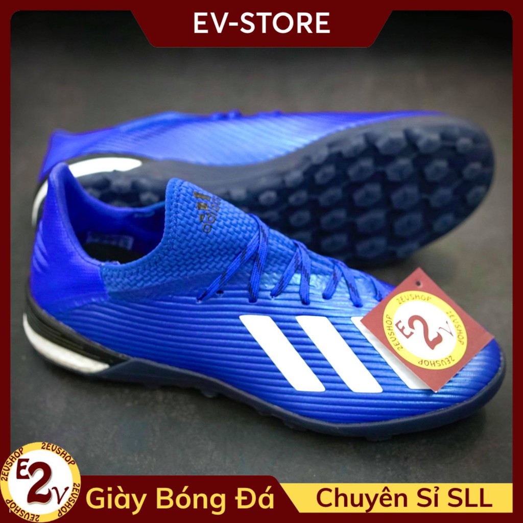 Giày Đá Bóng 𝗧𝗙 𝗔𝗱𝗶𝗱𝗮𝘀 𝘅𝟭𝟵.𝟭 Tím Than Đá Bóng Nam Cao Cấp