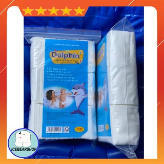 combo 5 túi khăn khô Dolphin (300 g/túi)