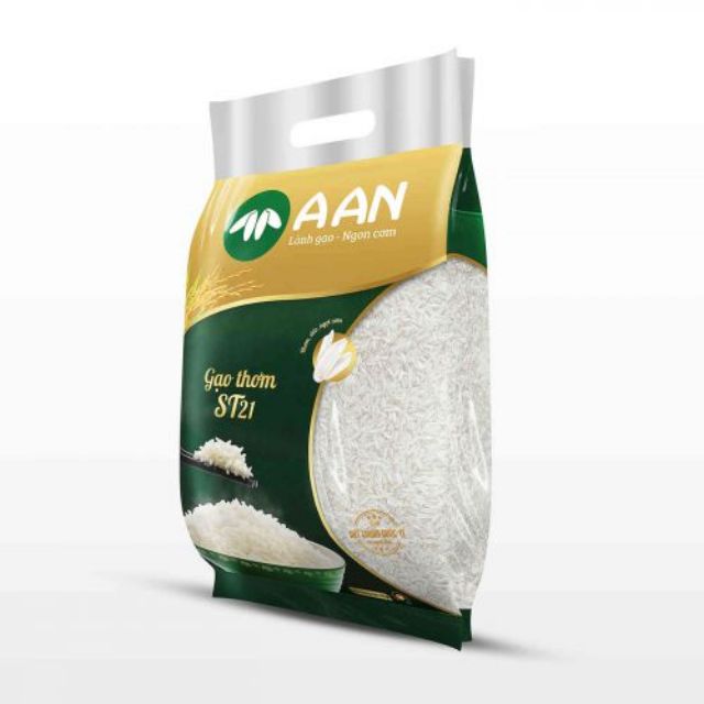 Gạo thơm ST21 - đặc sản Sóc Trăng - bịch 5kg ( hàng chuẩn công ty) luôn mới | BigBuy360 - bigbuy360.vn