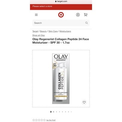 Kem dưỡng ẩm chống lão hóa và tái tạo da ban ngày Olay Collagen Peptide 24 Hydrating Moisturizer SPF 30 Hàng Mỹ