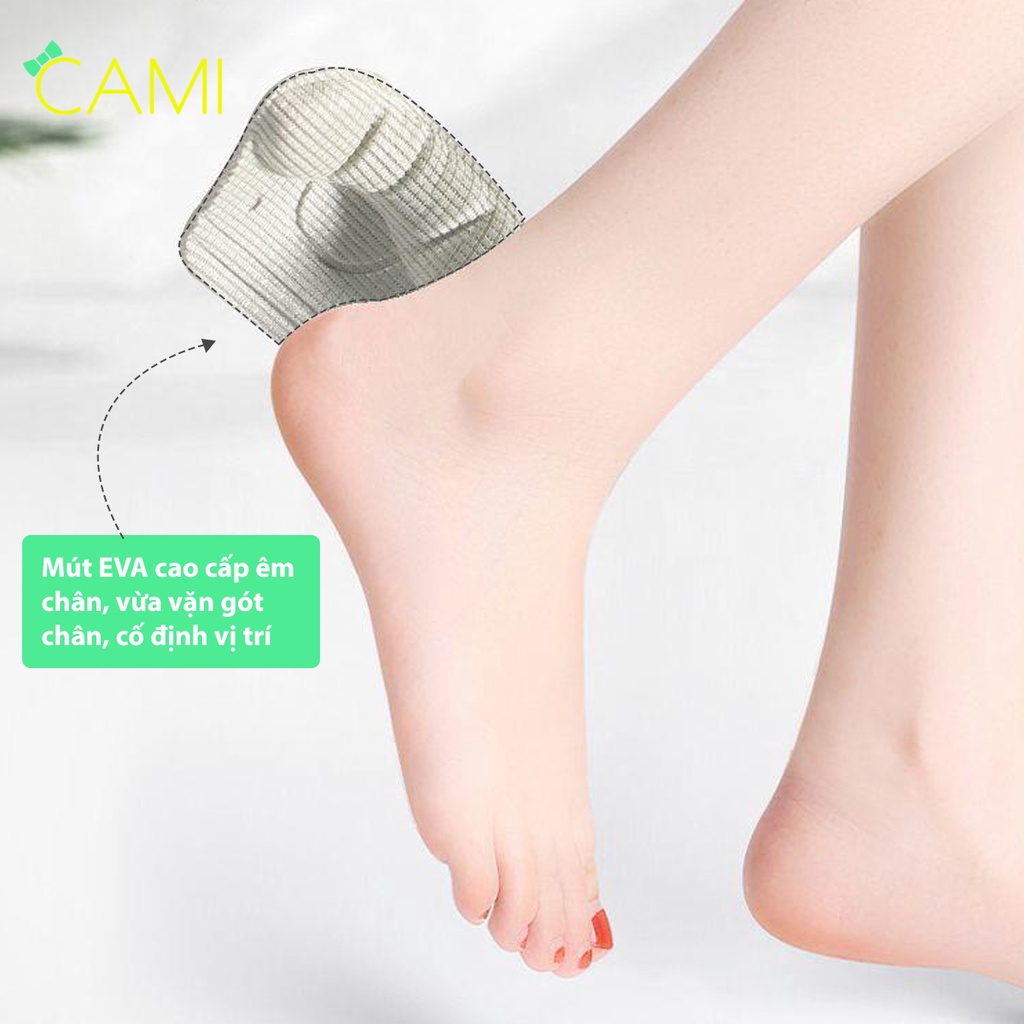Một cặp lót bảo vệ gót sau, giảm size, dành cho giày cao gót, giày lười, giày thể thao, giày búp bê -  Cami - CMPK230