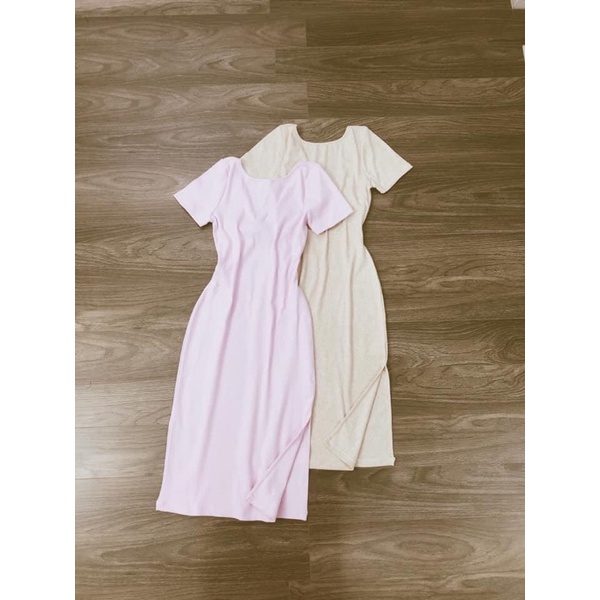 Đầm midi Hobbs xoắn lưng
