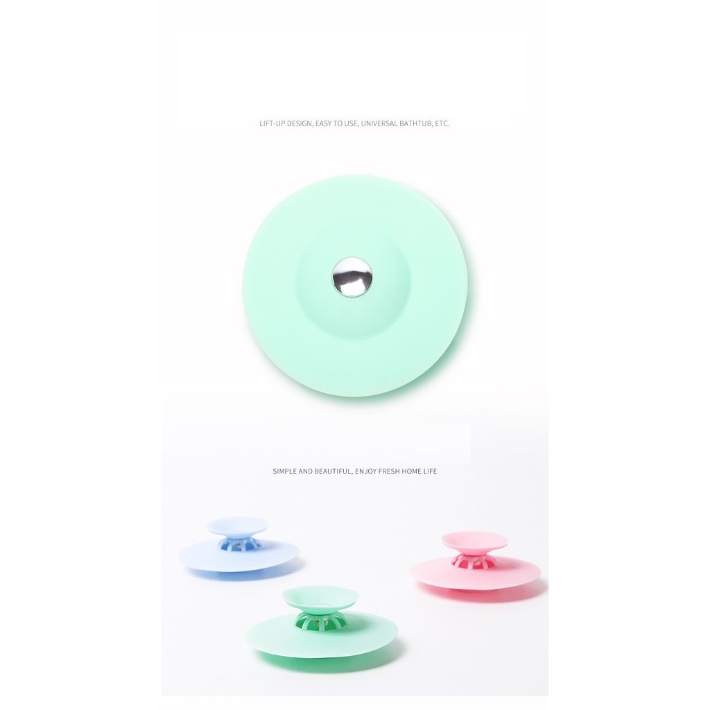 M20104 - Miếng Silicone chặn rác thông minh, chống tắc, ngăn mùi hôi thoát sàn, miệng cống