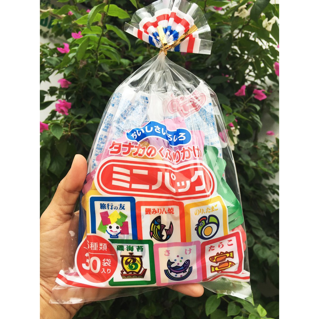 [Có sẵn] [Ảnh thật] [Chính hãng] Gia vị rắc cơm Tanaka nội địa Nhật 30 gói nhỏ