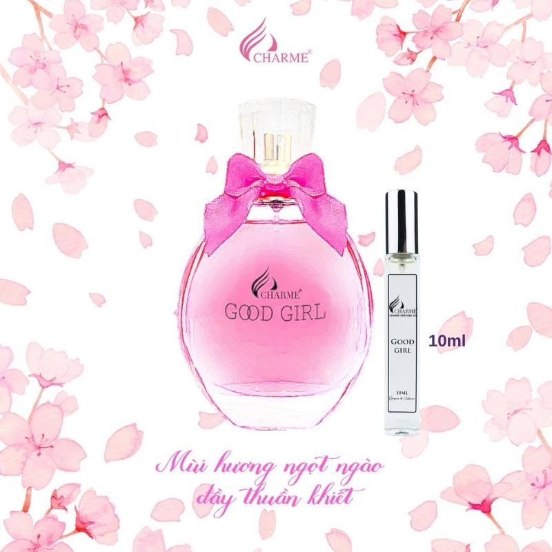 Nước hoa nữ Charme Good Girl 10ml gợi cảm quyến rũ ngọt ngào tươi mát