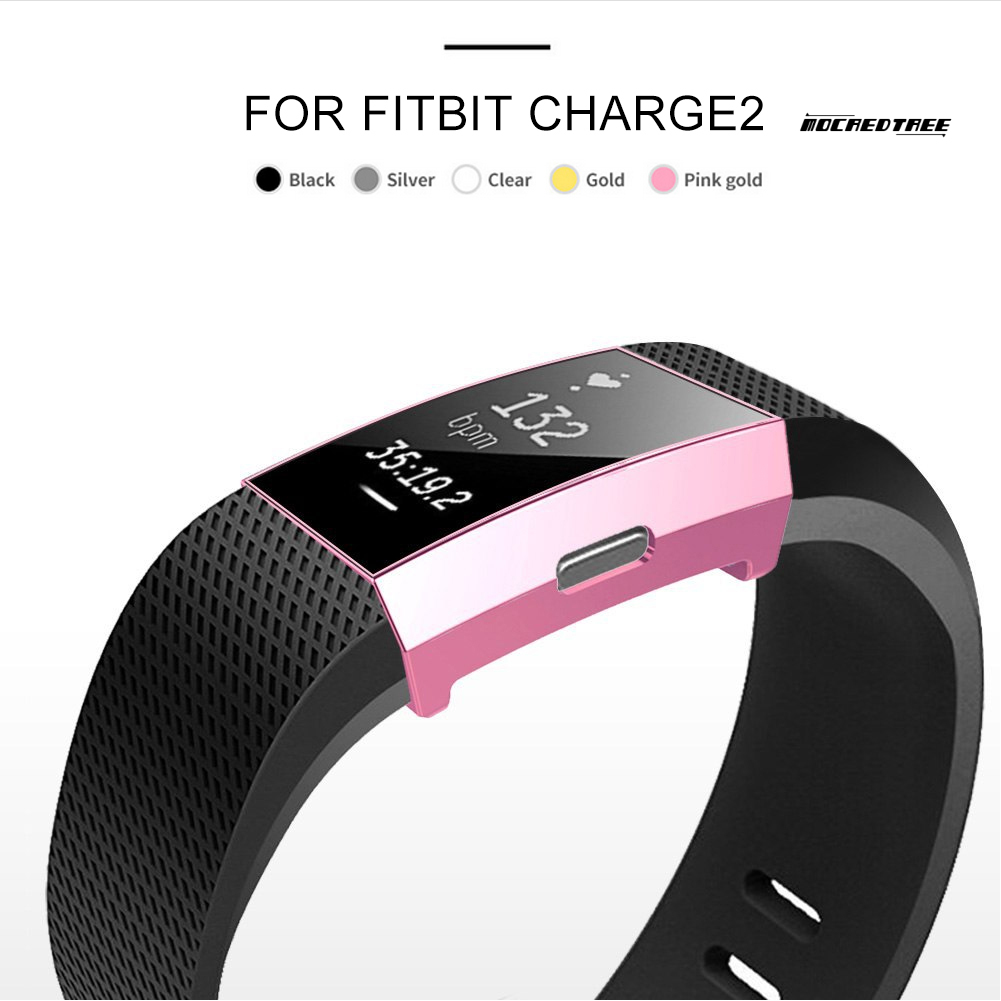 Ốp Tpu Mềm Siêu Mỏng Bảo Vệ Màn Hình Đồng Hồ Thông Minh Fitbit Charge 2