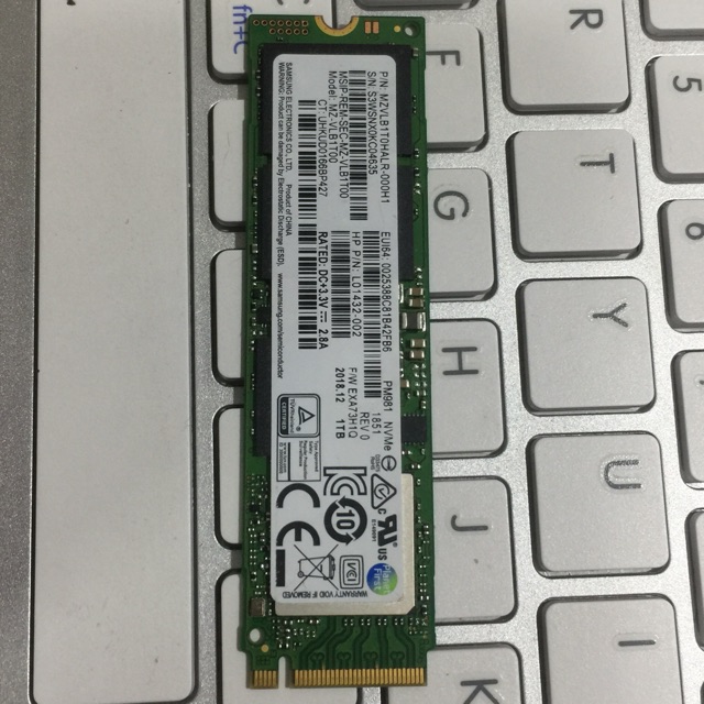 Ổ cứng M2 Nvme samsung pm981a 1Tb (1024Gb)