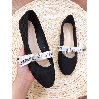 Giày bệt nơ trắng siêu hot siêu xinh fullbox dior