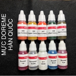 Combo mực phun xăm chính hãng