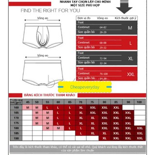 [New boxer] 3 chiếc quần lót nam dạng đùi model 2020