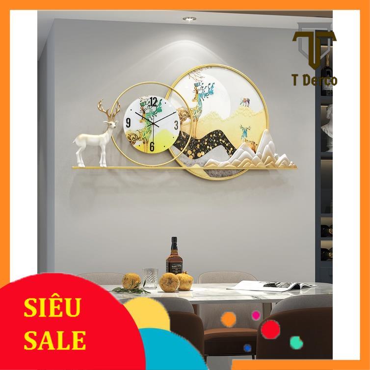 Đồ Trang Trí, Đồng Hồ Treo Tường, Đồng Hồ Trang Trí Decor Vòng Mã 2953