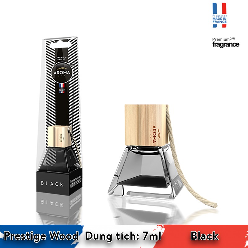 Tinh Dầu Ô Tô Cao Cấp Aroma Car Prestige Wood 7ml Nhập Khẩu EU - Hương Black