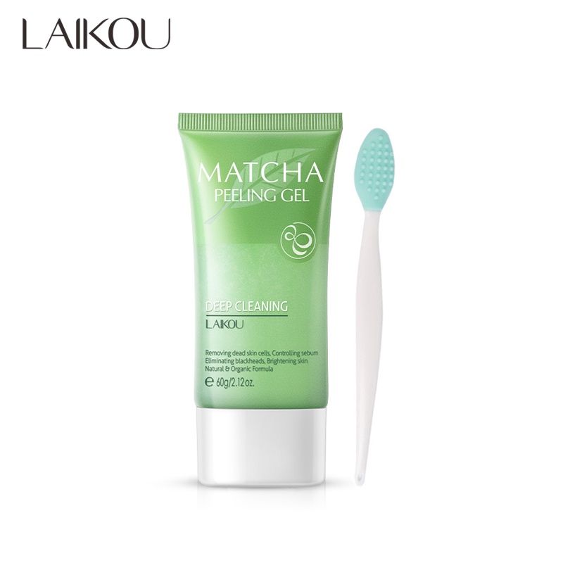 Gel tẩy tế bào chết LAIKOU Matcha 60g | BigBuy360 - bigbuy360.vn