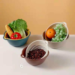set rổ chậu 6 món