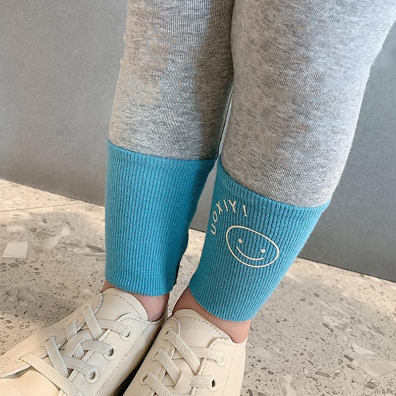 Quần Legging Phối Màu Xinh Xắn Cho Bé Gái Từ 3-8 Tuổi