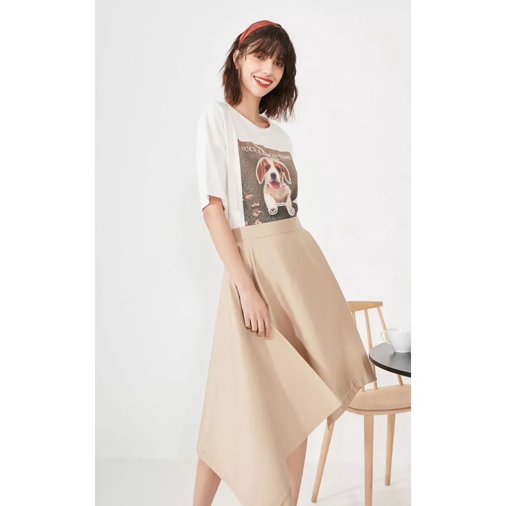 Vero Moda Chân Váy Midi Bất Đối Xứng Cạp Cao Cho Nữ 320216524