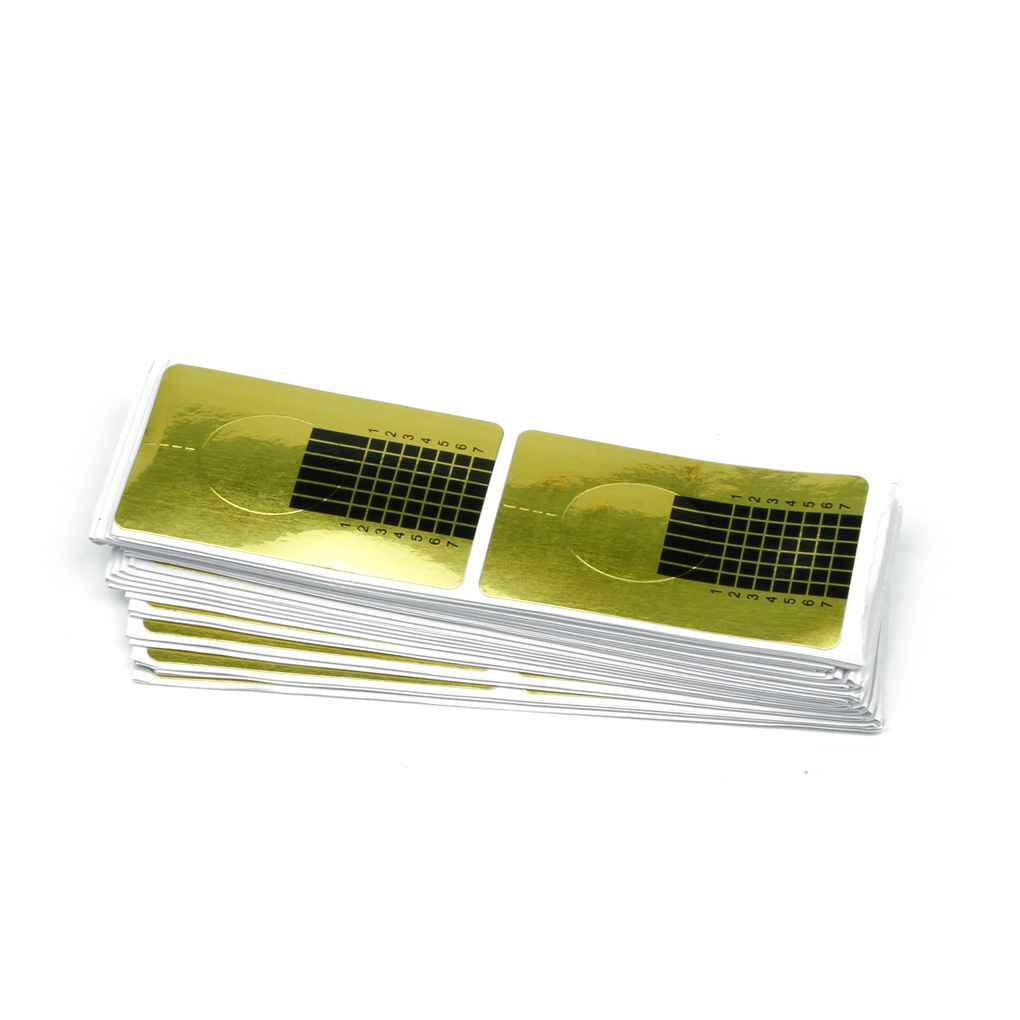 Set 100 miếng dán hỗ trợ sơn móng/nối móng