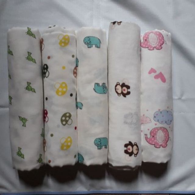Khăn muslin khổ rộng 1m2 hàng Việt Nam xuất Nhật