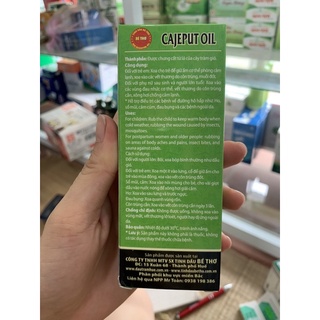 dầu tràm bé thơ