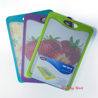 Thớt nhựa hoa bé Song Long SL2769 29*20cm [Dày Dặn- Cao Cấp]