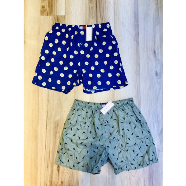 Quần đùi hoạ tiết nam mặc ở nhà đi ngủ  có túi Nô Store