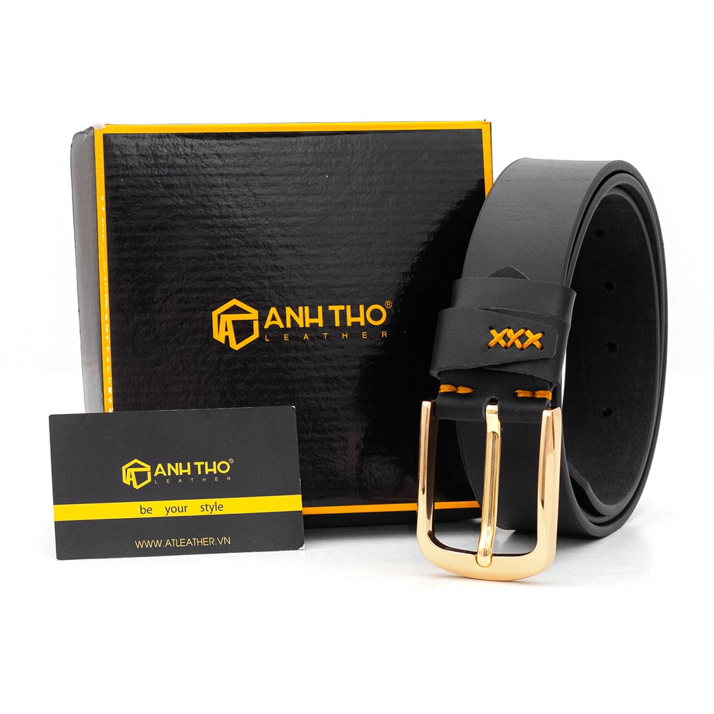 Thắt lưng da bò Anh Tho Leather M1K4-06