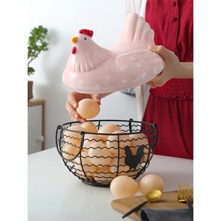 Giỏ gà đựng trứng