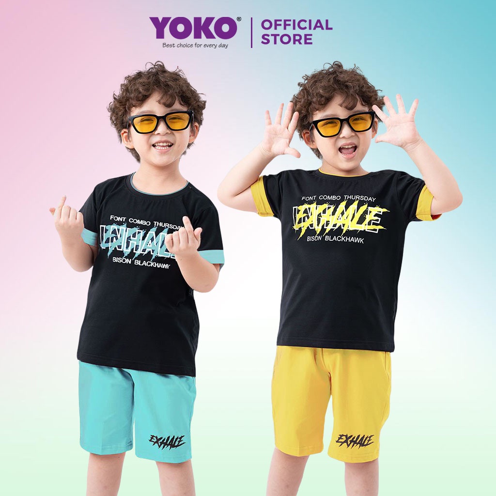 Bộ Quần Áo Thun Tay Ngắn Bé Trai (1-5 Tuổi) YOKO KID’S FASHION 20074T