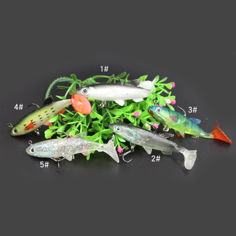 Mồi Giả Câu Cá Mềm Hình Con Sâu 9cm/14g