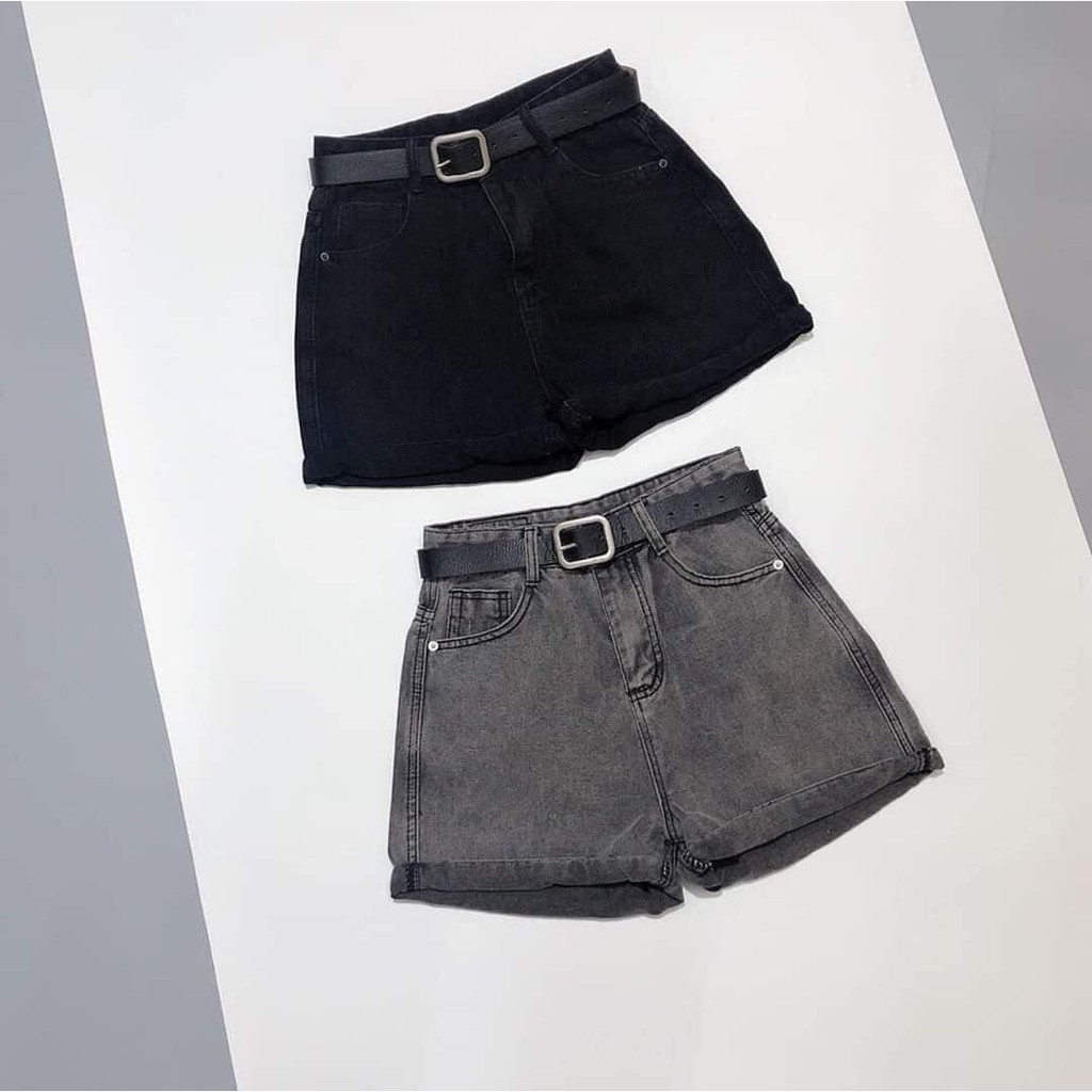 Quần sooc jeans TRƠN 2 màu (kèm ảnh thật,video) quần bò nữ, quần sooc nữ