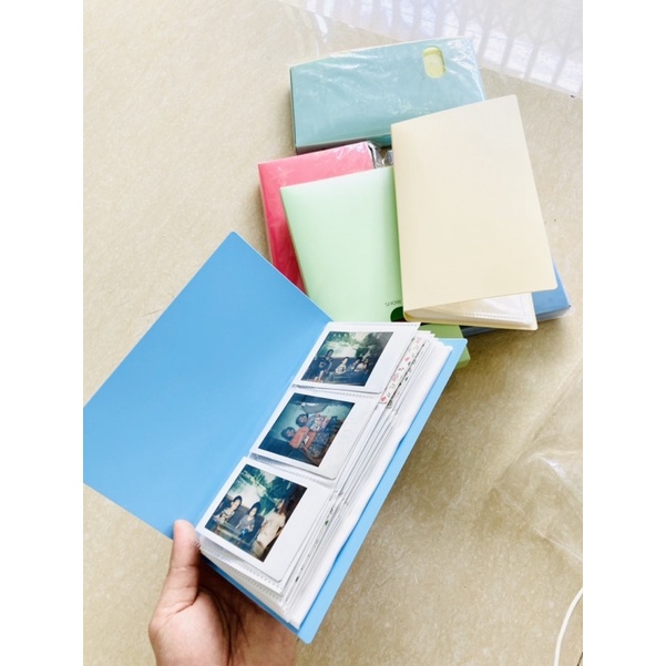 Album để ảnh bằng nhựa đựng được 120 tấm ảnh chụp từ máy ảnh instax mini