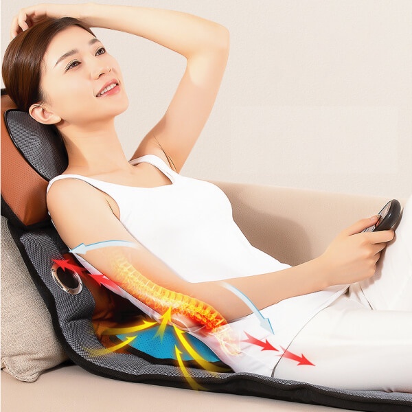 Đệm Massage - Nệm Mát Xa Toàn Thân Osaka, Hỗ Trợ Giảm Đau Mỏi Toàn Thân Lưu Thông Khí Huyết, Giúp Ngủ Ngon
