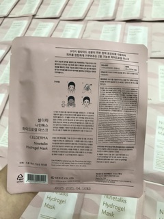 Set 3 miếng mặt nạ thạch celderma đủ bill